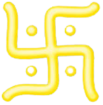 Golden  Swastik png image