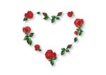Rose flower png images-Heart frame
