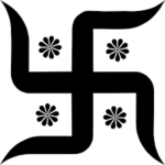 Black swastik png 